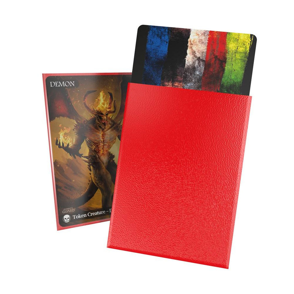 Product image Ultimate Guard Cortex Sleeves Matte Standard Size (100) - Red