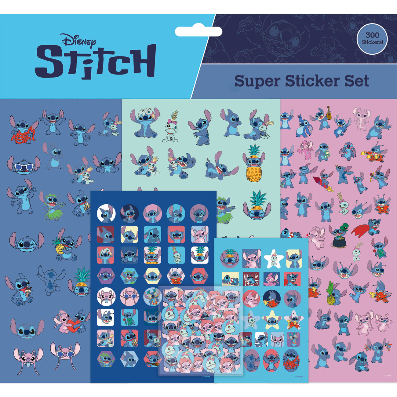 Product image Stitch and Angel Super Sticker Set - Lilo & Stitch
