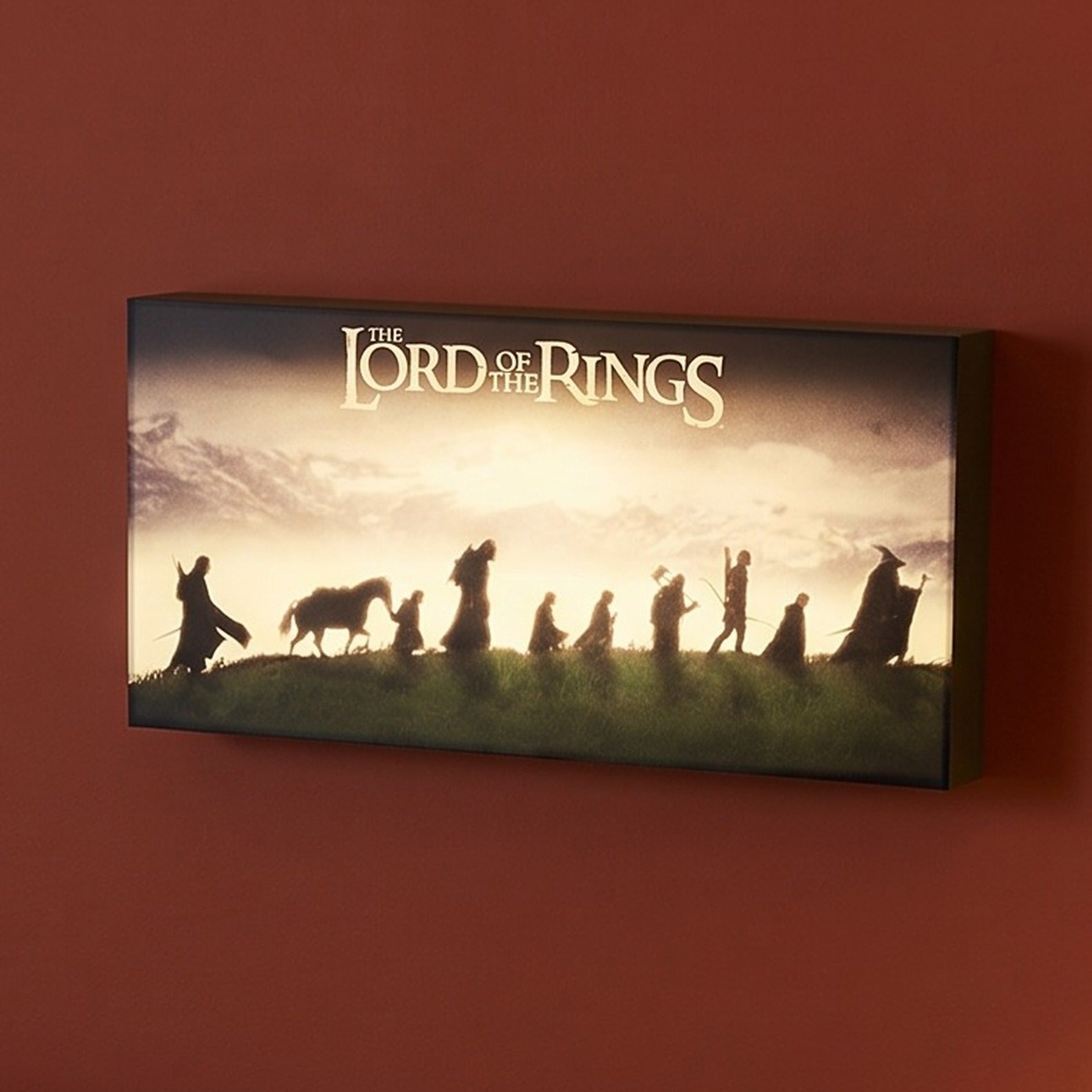 Product image The Lord of the Rings - The Fellowship Light-Up Wall Art