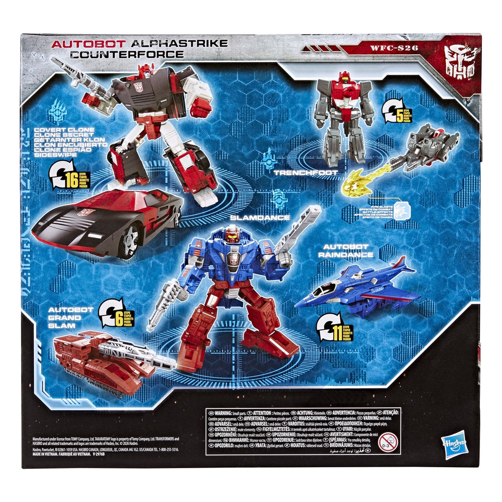 Product image Transformers Generations War for Cybertron: Siege Action Figure 3-Pack Autobot Alphastrike Counterforce