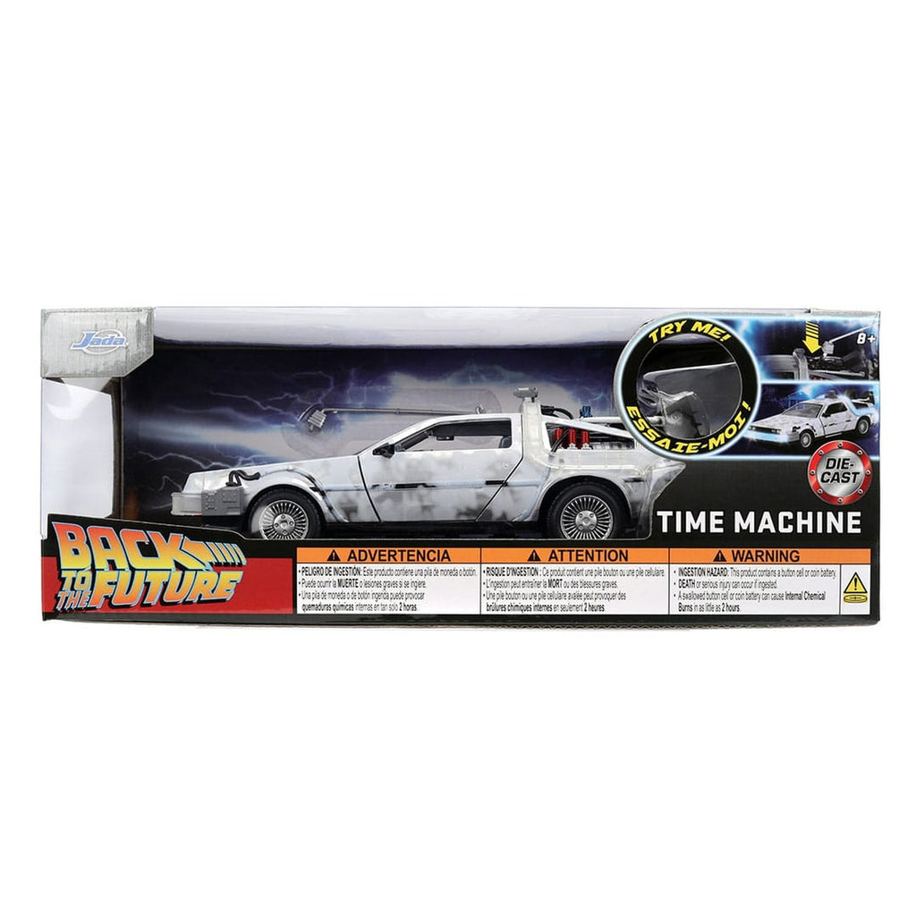 Product image Back to the Future Diecast Model 1/24 Time Machine Frost