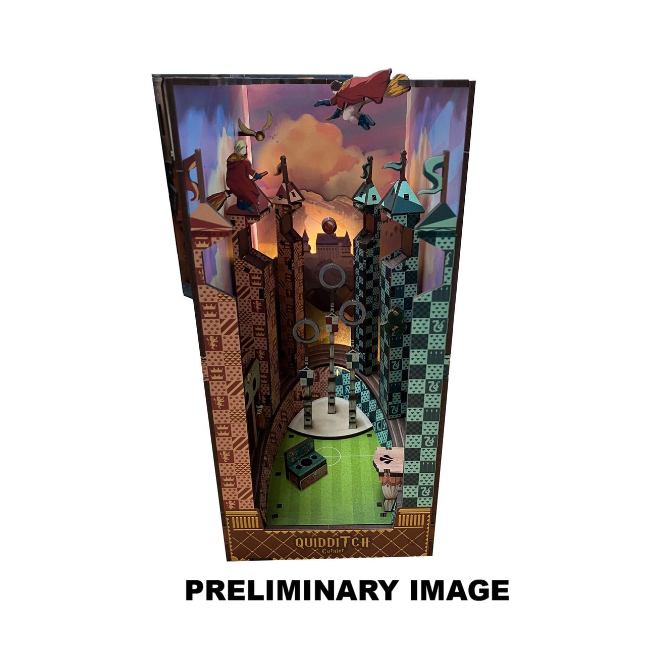 Product image Harry Potter Tiny Adventures Book Nook Mini Diorama Quidditch Pitch 23 cm