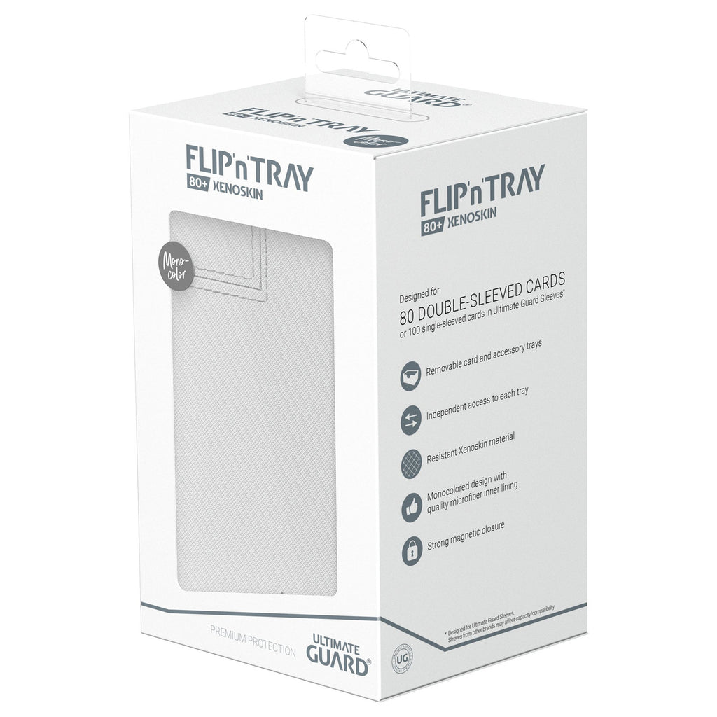 Product image Ultimate Guard Flip'n'Tray 80+ Xenoskin - White