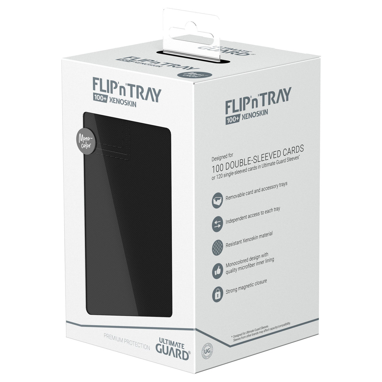 Product image Ultimate Guard Flip'n'Tray 100+ Xenoskin - Black