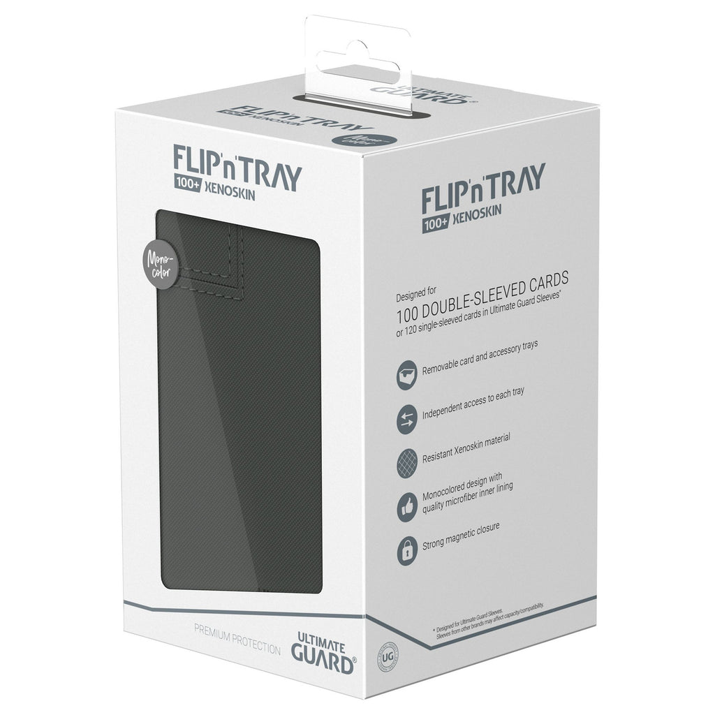 Product image Ultimate Guard Flip'n'Tray 100+ Xenoskin - Grey