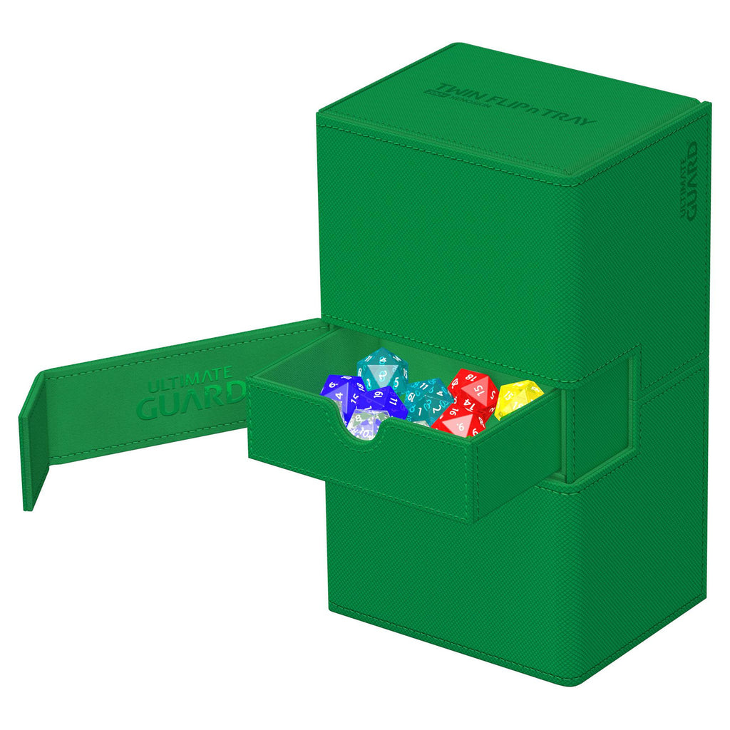 Product image Ultimate Guard Twin Flip'n'Tray 200+ Xenoskin - Green