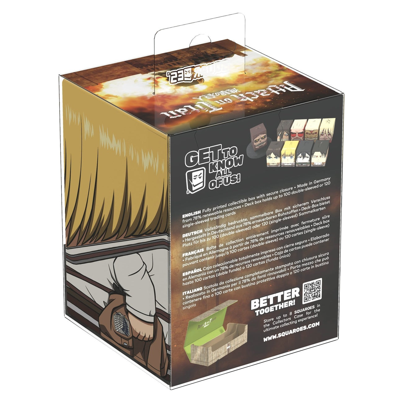 Product image Squaroes Squaroe Attack on Titan AOT002 - Armin Arlert