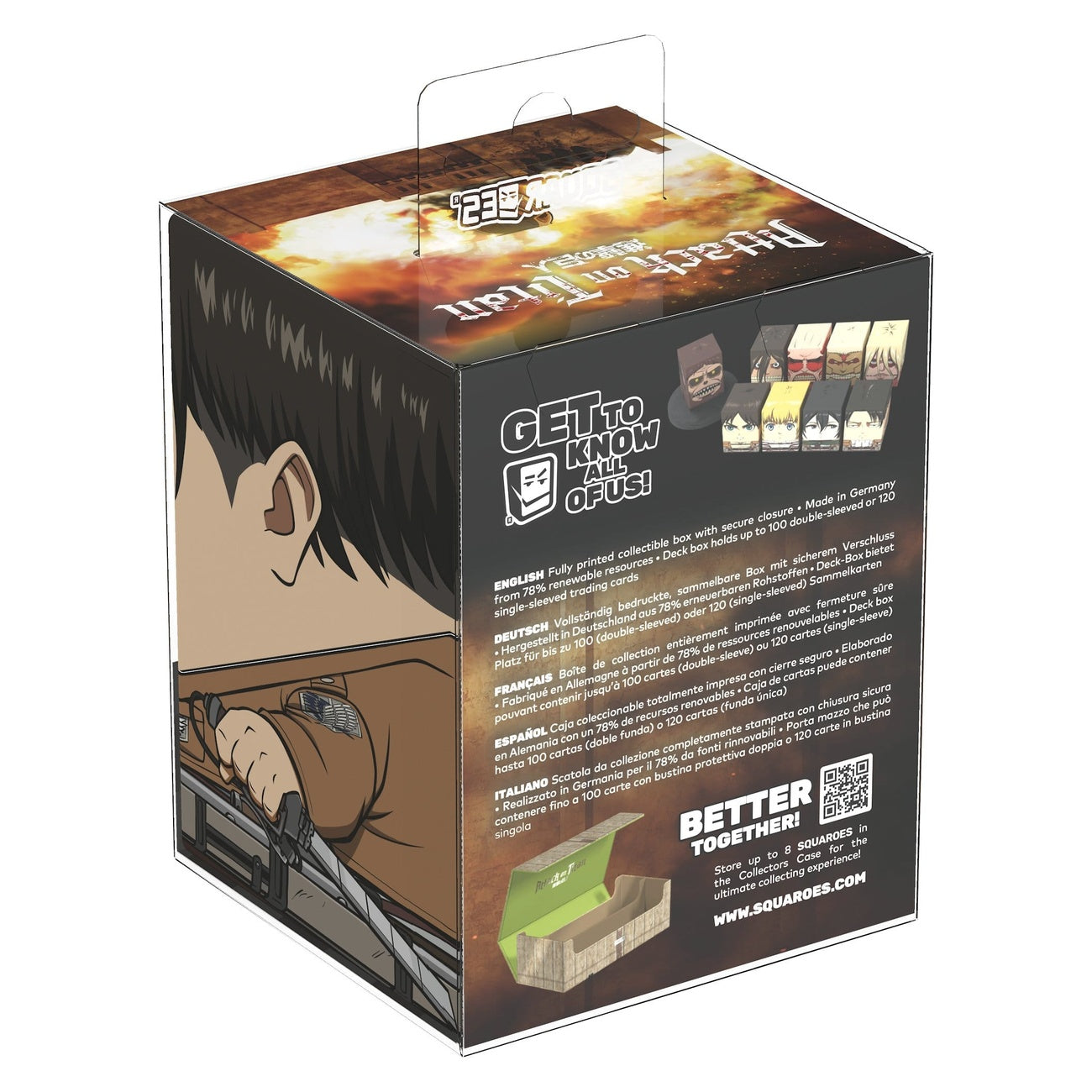 Product image Squaroes Squaroe Attack on Titan AOT004 - Levi Ackermann