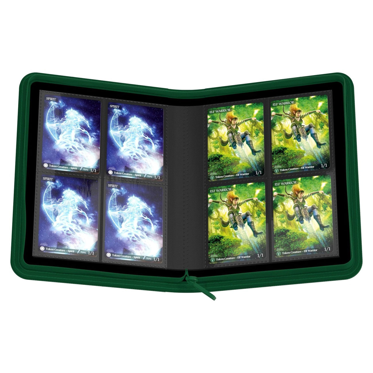 Product image Ultimate Guard Zipfolio 160 8-Pocket Xenoskin - Green