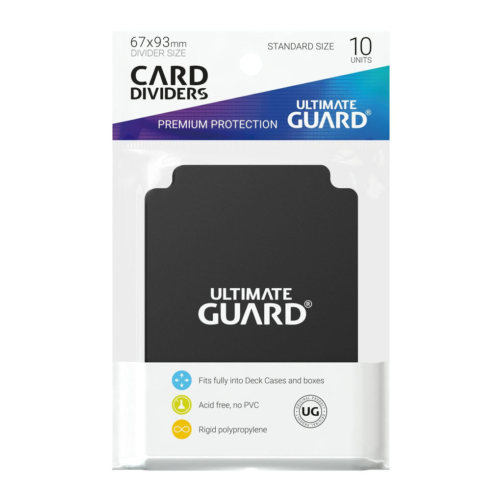 Product image Ultimate Guard Card Dividers Standard Size (10) - Black