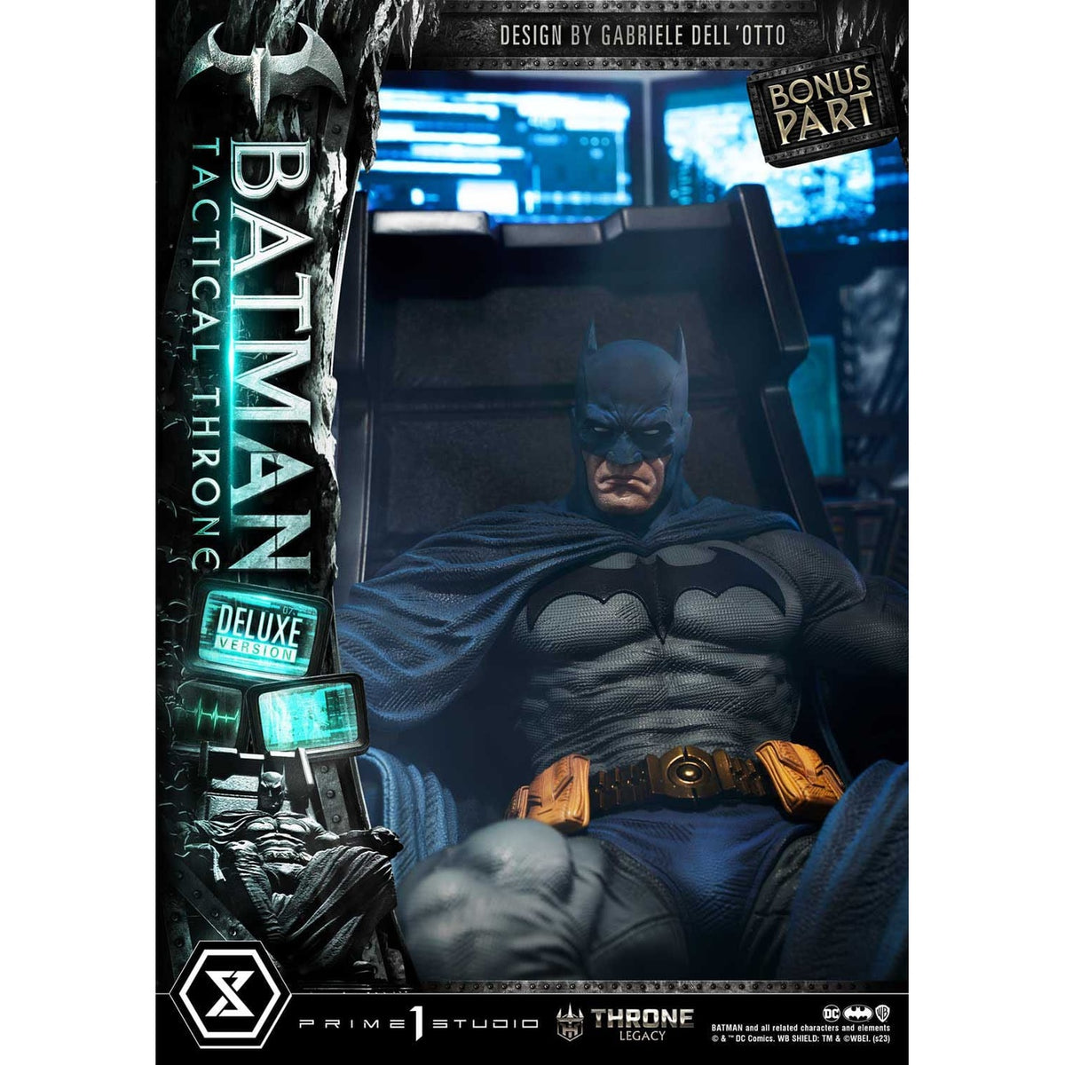 Product image DC Comics Throne Legacy Collection Statue 1/3 Batman Tactical Throne Deluxe Bonus Version 57 cm