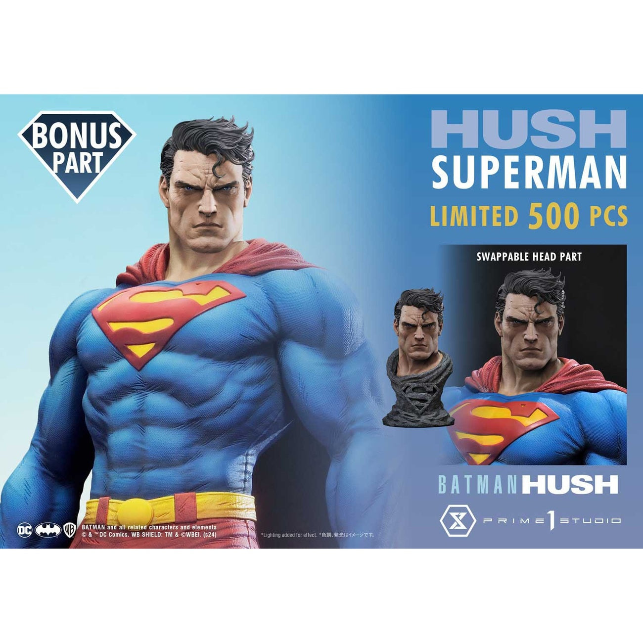 Product image DC Comics Premium Masterline Series Statue 1/4 Batman: Hush (Comic) Superman Bonus Version 77 cm