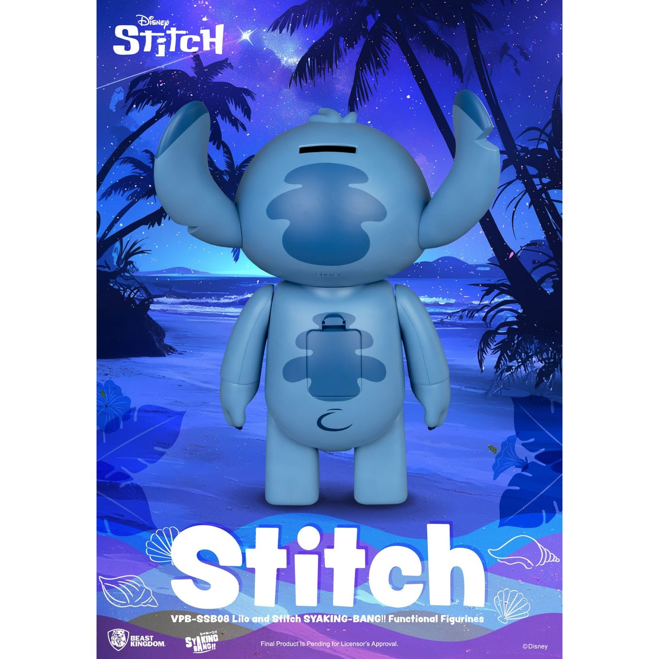 Product image Lilo & Stitch Syaking Bang Vinyl Money Box Stitch 30 cm
