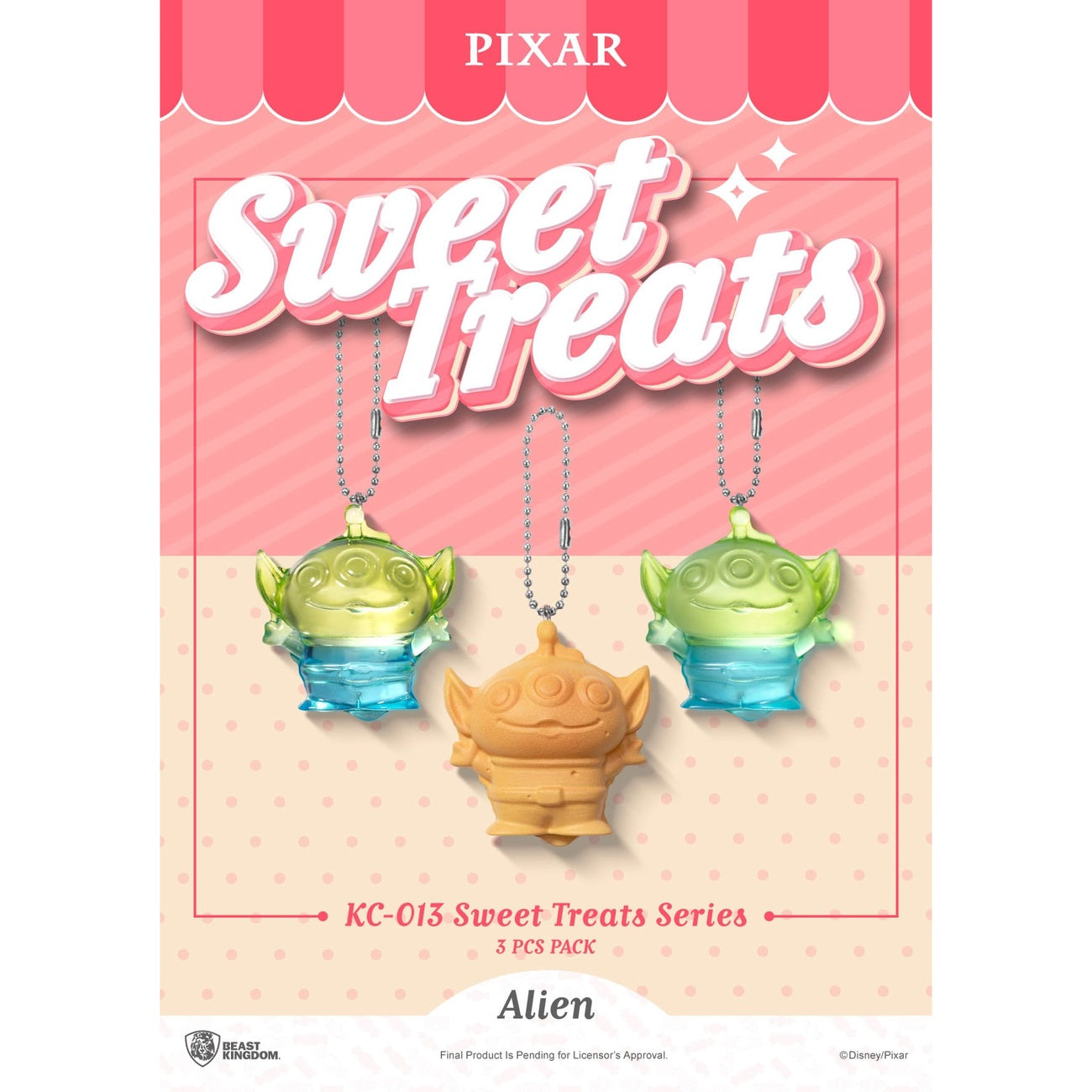 Product image Pixar Sweet Treats Series Keyring 3-Pack 4 cm
