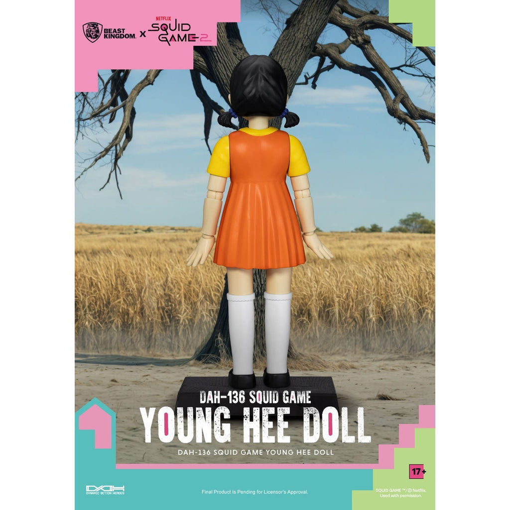 Product image Squid Game action figure with sound Young Hee Doll 30 cm
