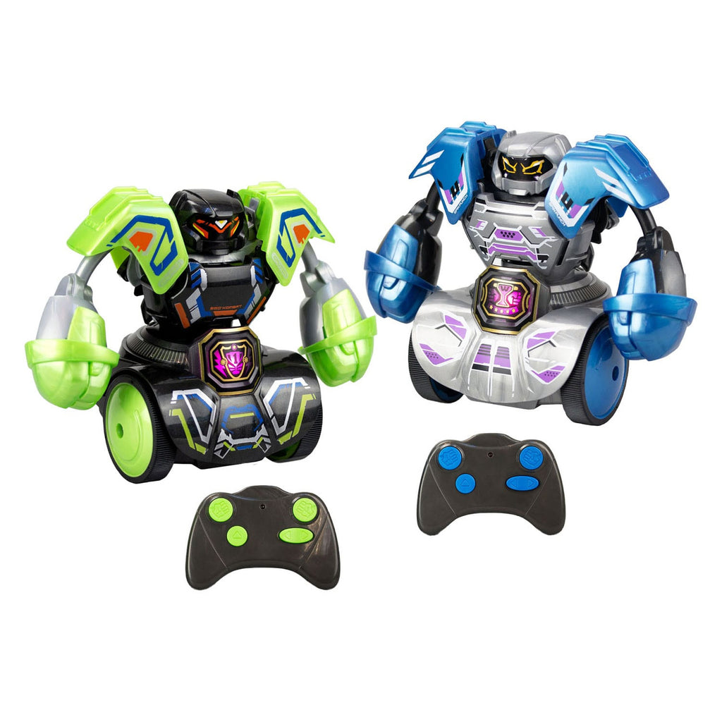 Product image Silverlit Robo Kombat Tornado Remote-Controlled Robots 2-Pack Green/Blue