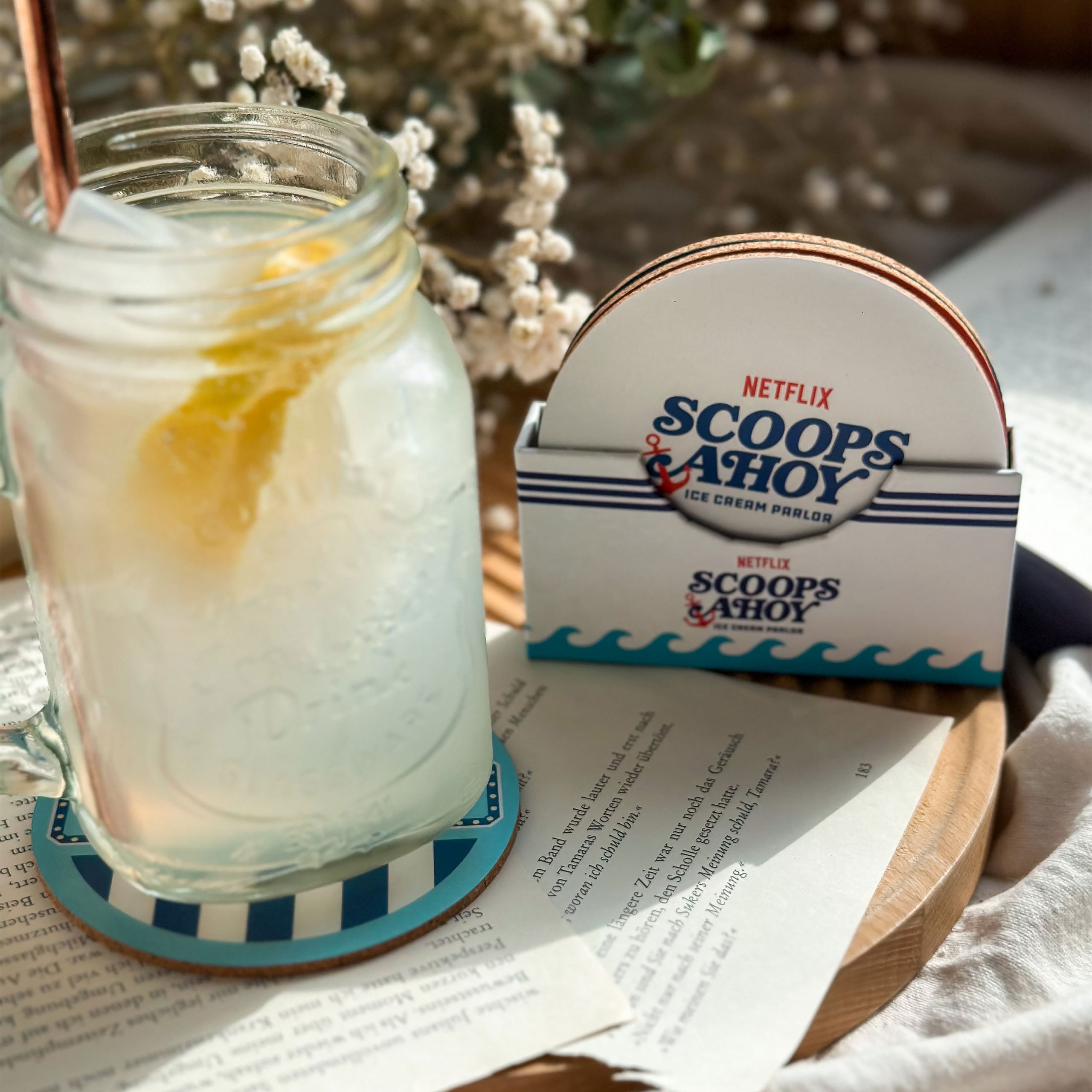Product image Stranger Things Coasters Scoops Ahoy Set of 4