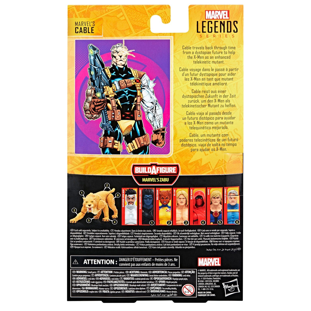 Product image Marvel Legends Action Figure Marvel's Cable (BAF: Marvel's Zabu) 15 cm