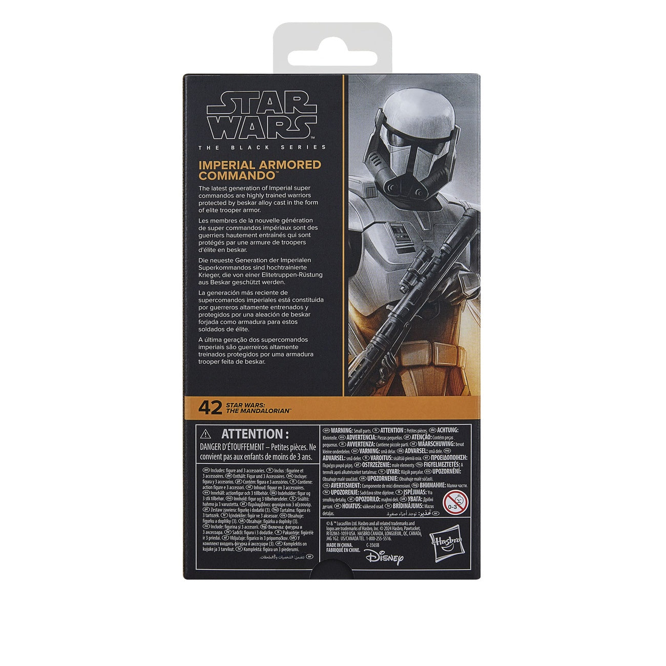 Product image Star Wars: The Mandalorian Black Series Action Figure Imperial Armored Commando 15 cm