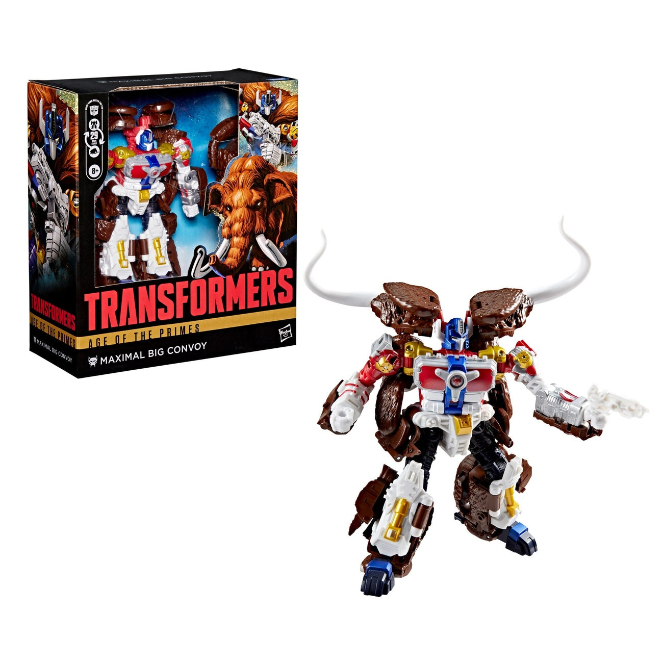 Product image Transformers Age of the Primes Leader Class Action Figure Maximal Big Convoy 19 cm