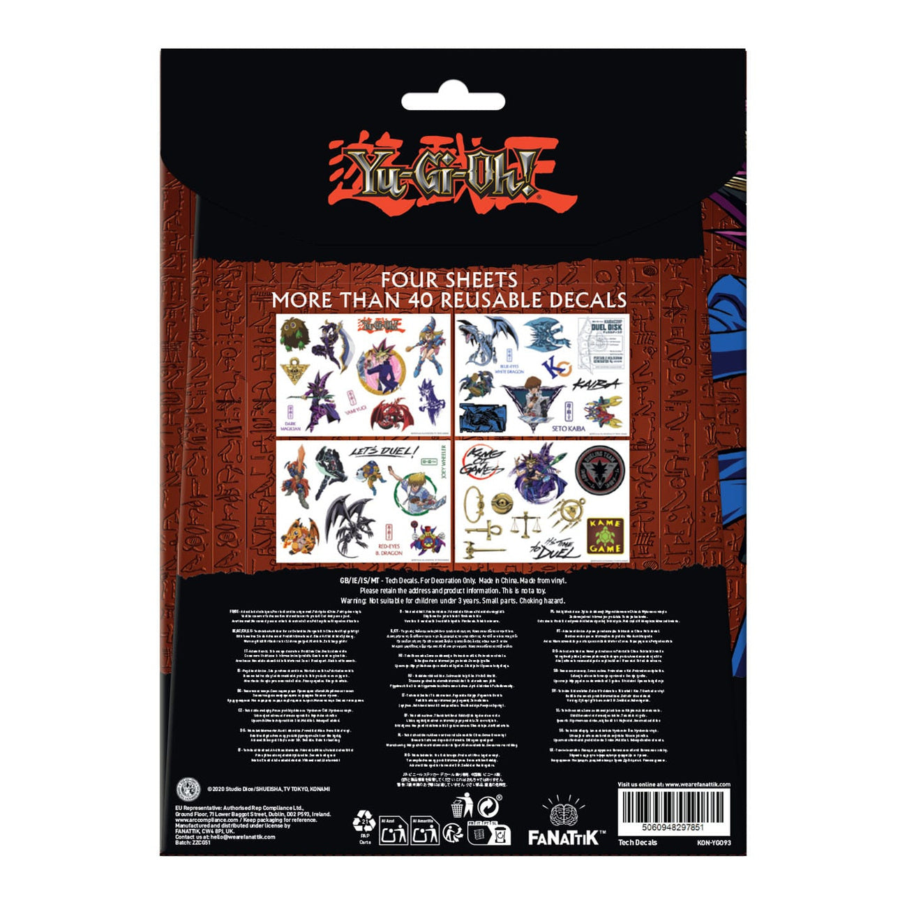 Product image Yu-Gi-Oh! Tech Sticker Pack