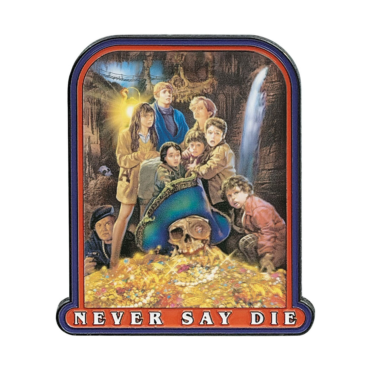 Product image The Goonies Pin 40th Anniversary Never Say Die