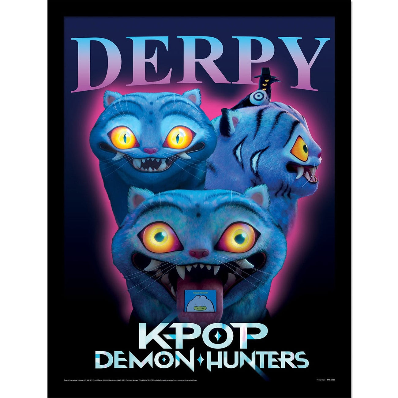Product image KPop Demon Hunters Collector Print Poster in Frame Derpy