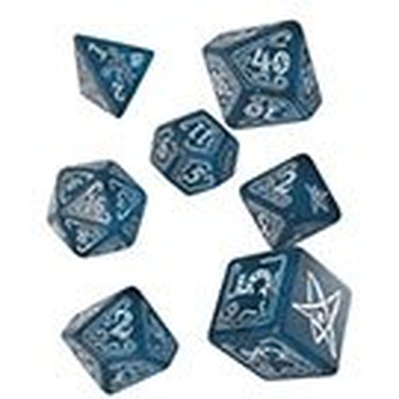 Product image Call of Cthulhu Dice Set Abyssal & White (7)