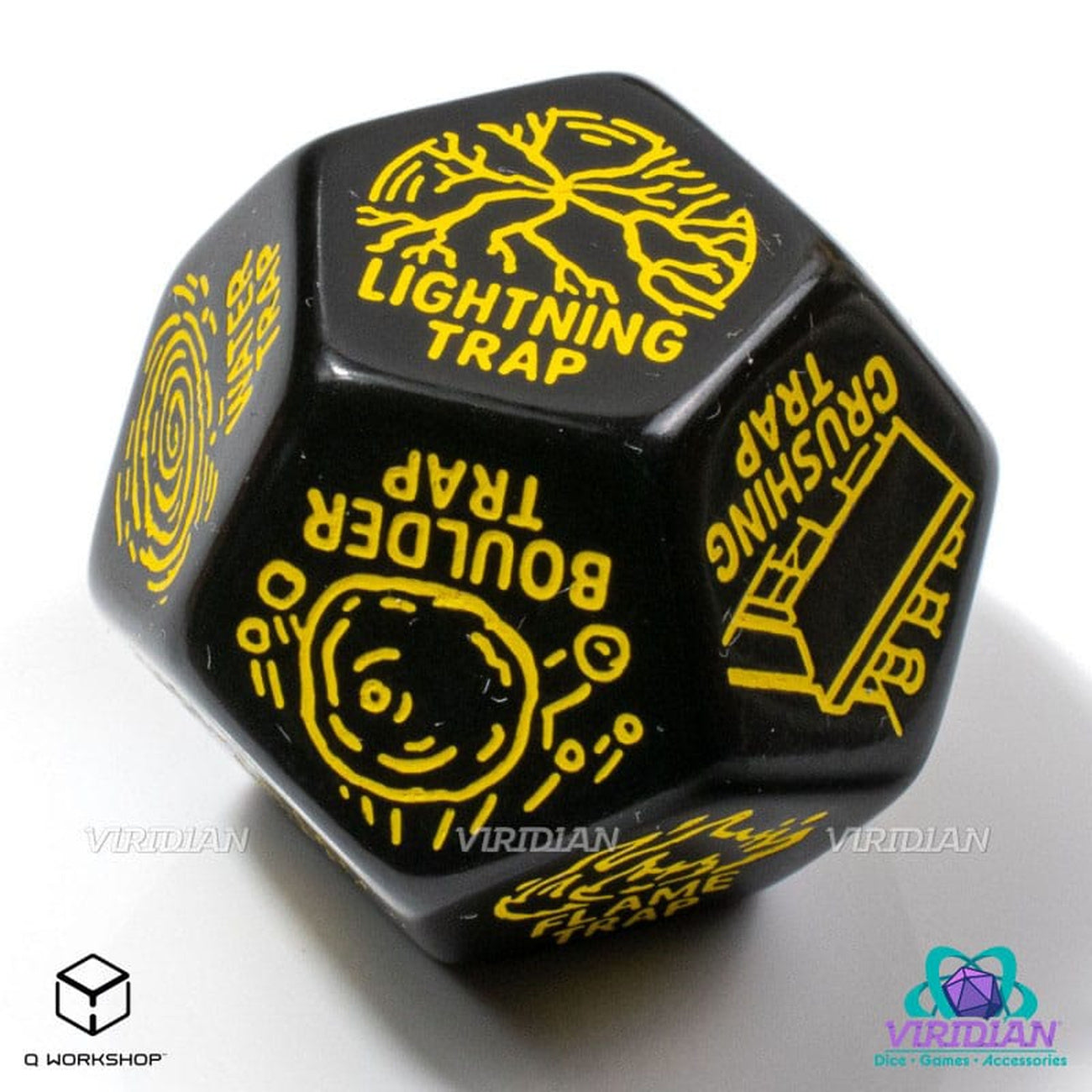 Product image Viridian Dice Jumbo Die Trap Generator D12 Black