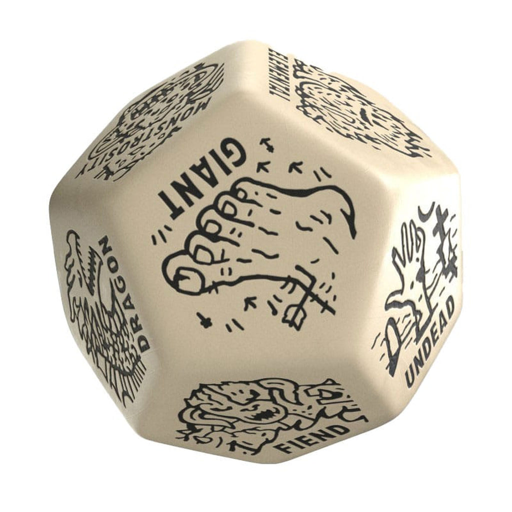Product image Viridian Dice Jumbo Die Monster Generator D12 Beige