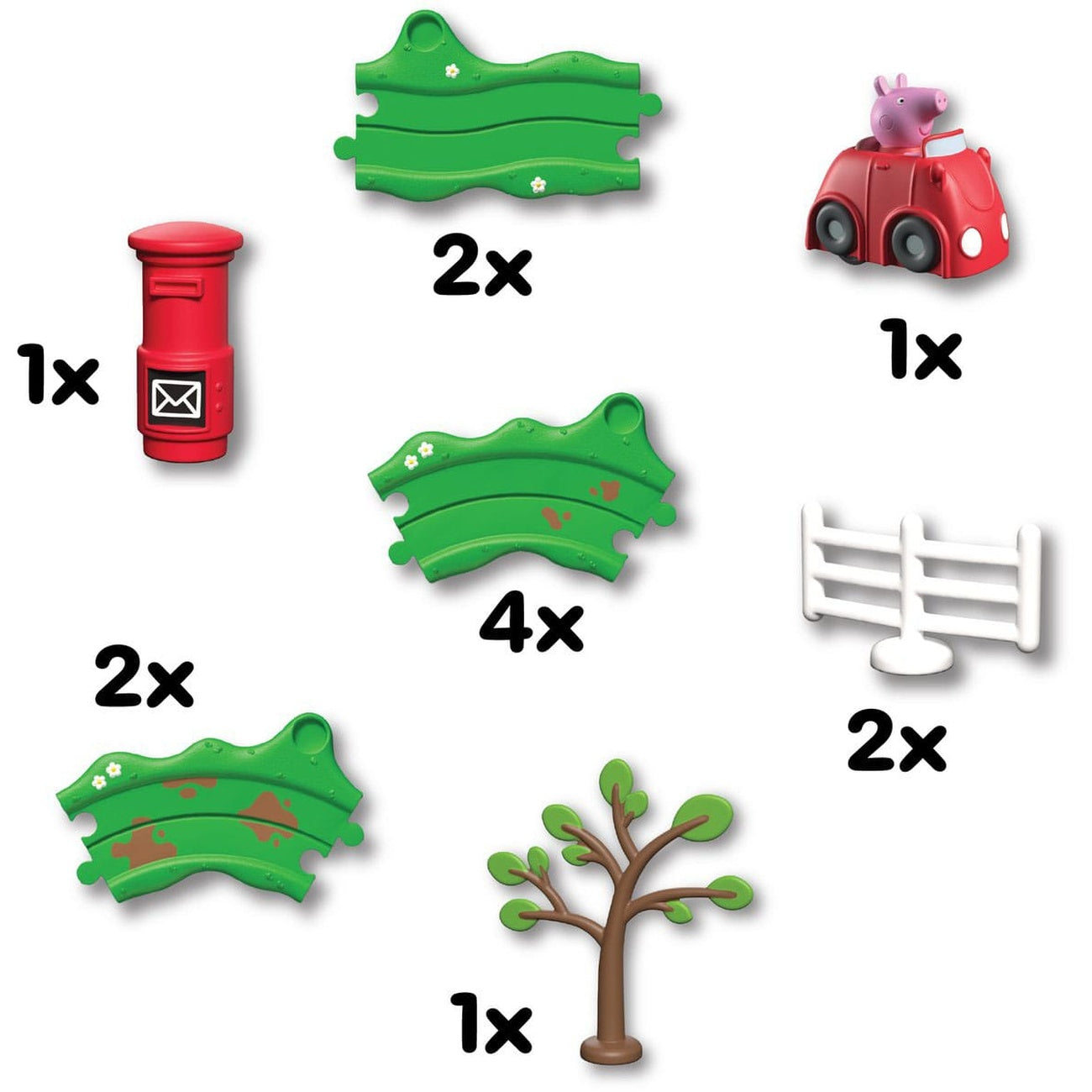 Product image Peppa Pig Whizz Around Peppa’s Little Red Car Set