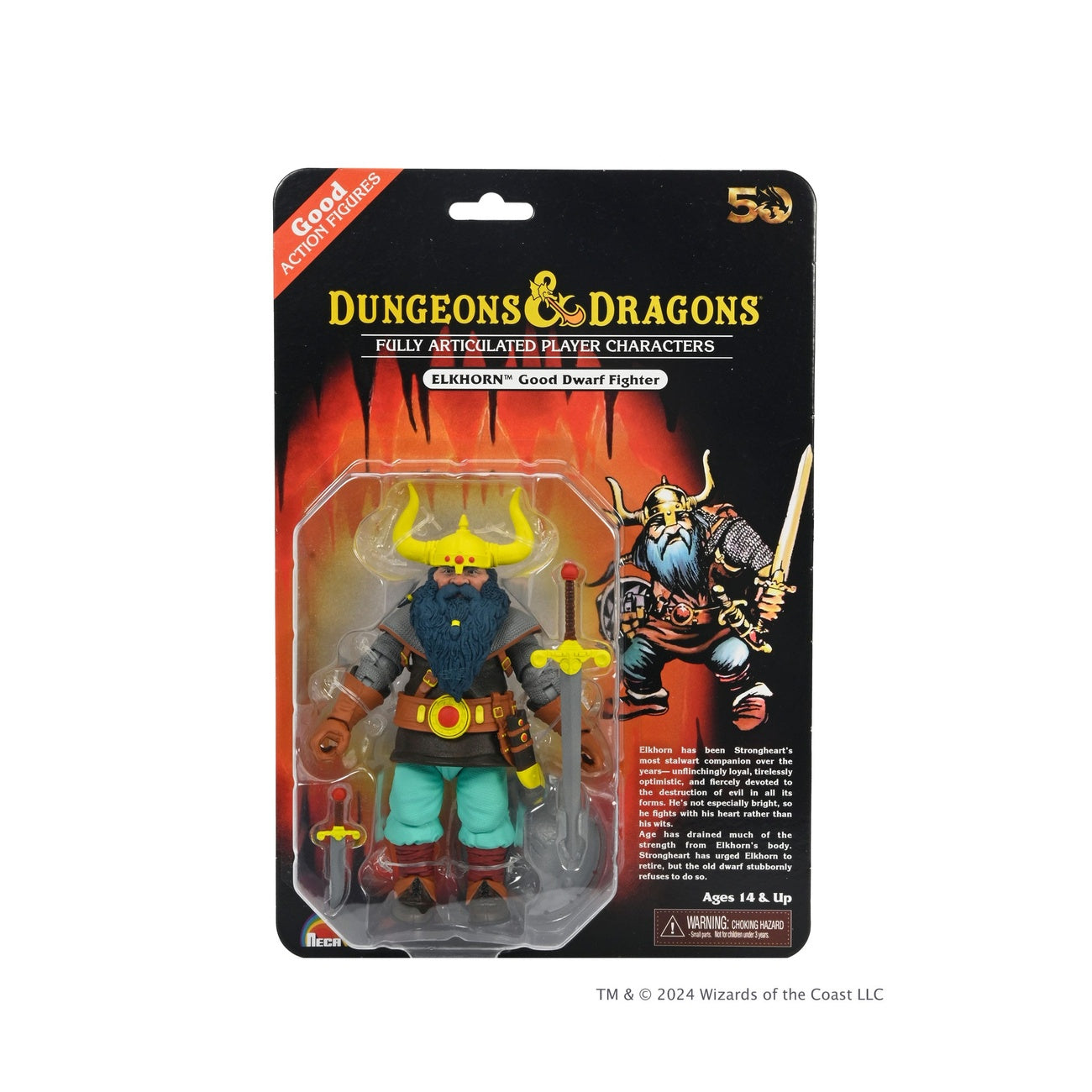 Product image Dungeons & Dragons Scale Action Figure 50th Anniversary Elkhorn on Blister Card 18 cm