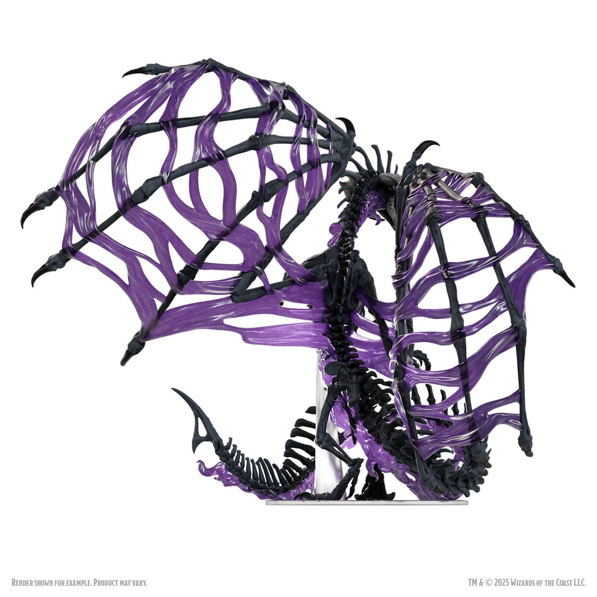 Product image D&D Icons of the Realms Boxed Miniatures pre‑painted Black Dracolich 30 cm