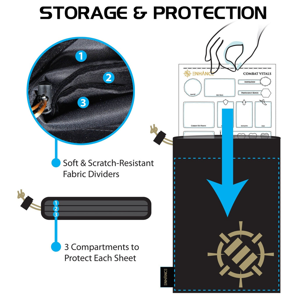 Product image Enhance RPG Series Acrylic Character Sheets Set *English Version*