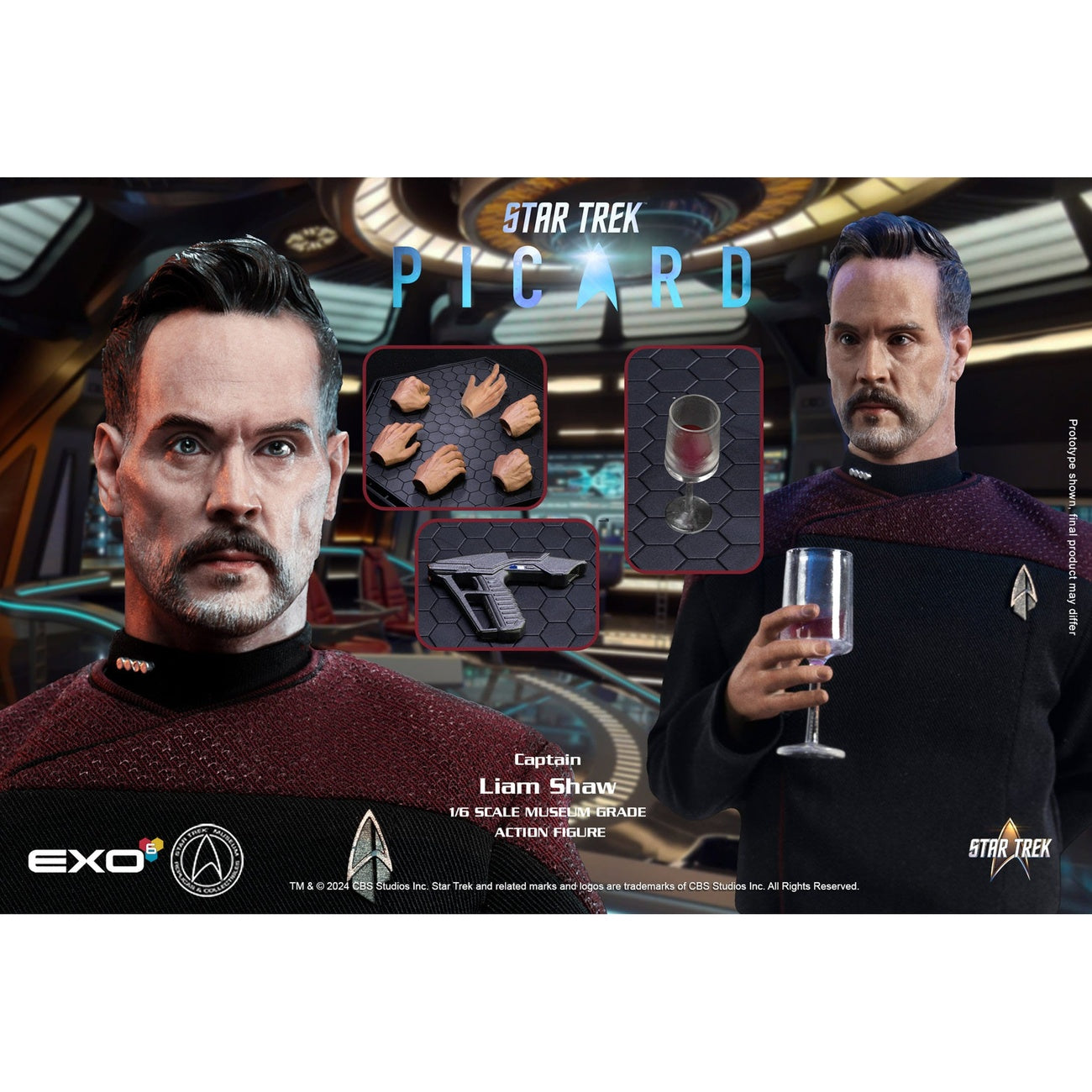 Product image Star Trek: Picard Action Figure 1/6 Captain Liam Shaw 30 cm