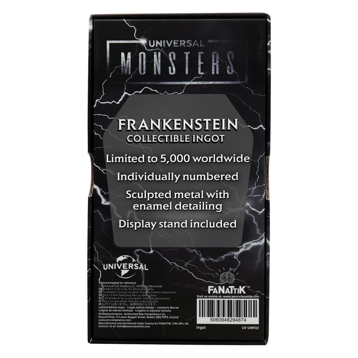 Product image Universal Monsters Metal Bar Frankenstein’s Monster Limited Edition