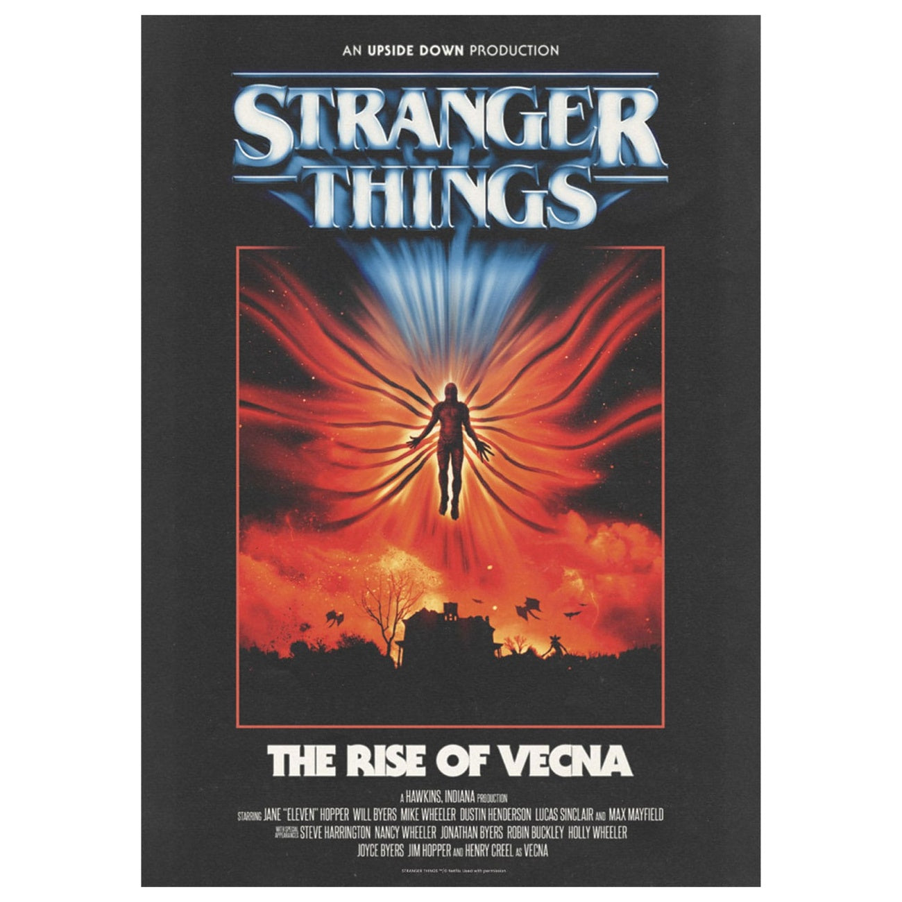 Product image Stranger Things Art Print The Rise of Vecna Limited Edition 42 x 30 cm