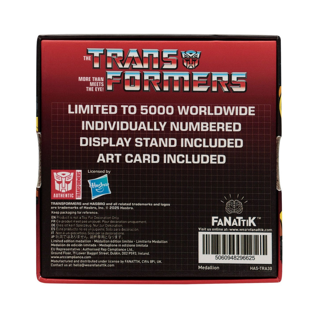 Product image Transformers Generation 1 Bumblebee Medal Limited Edition