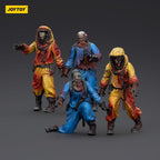 Product image Zombie Dark Source Action Figures 4-Pack Biochemical Lab Team 8 cm