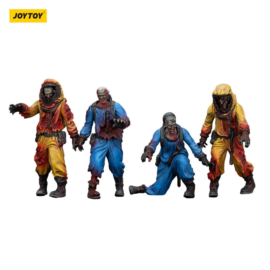 Product image Zombie Dark Source Action Figures 4-Pack Biochemical Lab Team 8 cm
