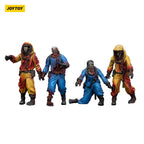 Product image Zombie Dark Source Action Figures 4-Pack Biochemical Lab Team 8 cm