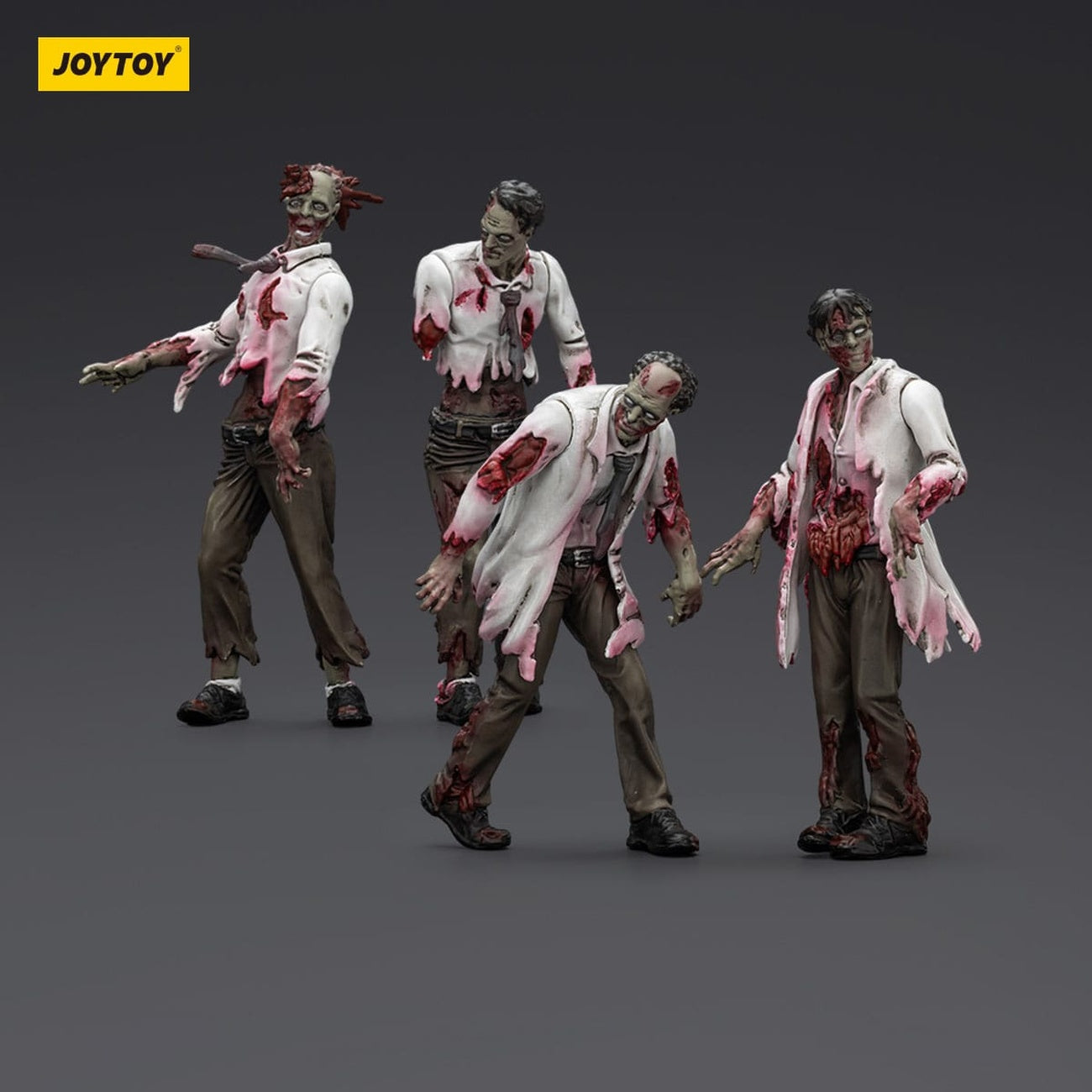 Product image Zombie Dark Source Action Figures 4-Pack Scientists (Male) 8 cm