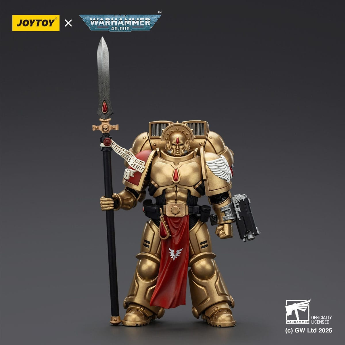 Product image Warhammer 40,000: Combat Patrol Blood Angels Action Figure Sanguinary Guard 2 with Angelus Boltgun and Encarmine Spear 20 cm