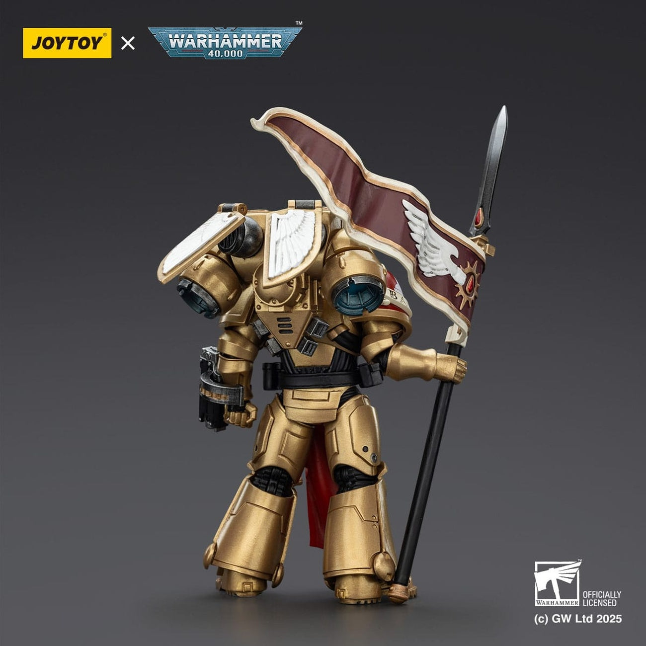 Product image Warhammer 40,000: Combat Patrol Blood Angels Action Figure Sanguinary Guard 3 with Angelus Boltgun and Encarmine Spear 20 cm