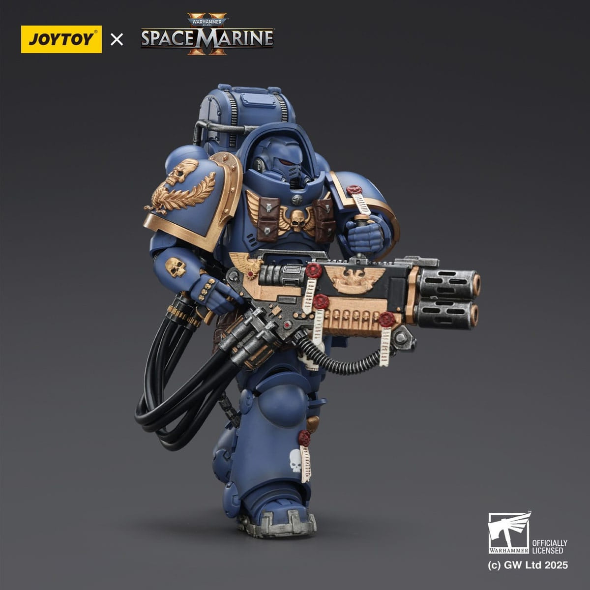 Product image Warhammer 40,000: Space Marine 2 Action Figure Ultramarines Heavy Artificer Armor with Relic Multi-Melta 13 cm