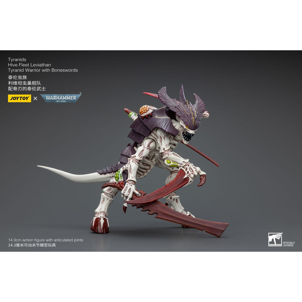 Product image Warhammer 40K Action Figure 1/18 Tyranids Hive Fleet Leviathan Tyranid Warrior with Boneswords 12 cm
