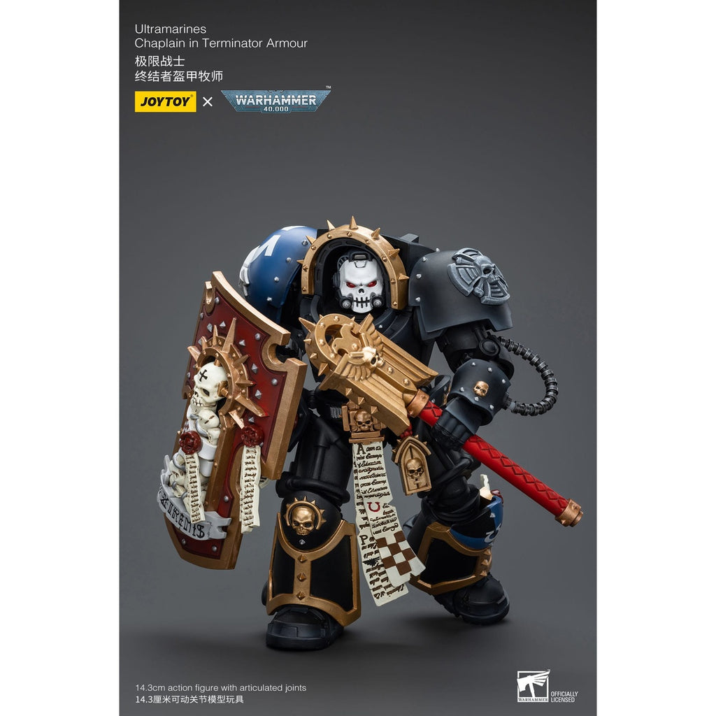 Product image Warhammer 40k Action Figure 1/18 Ultramarines Chaplain in Terminator Armour 12 cm