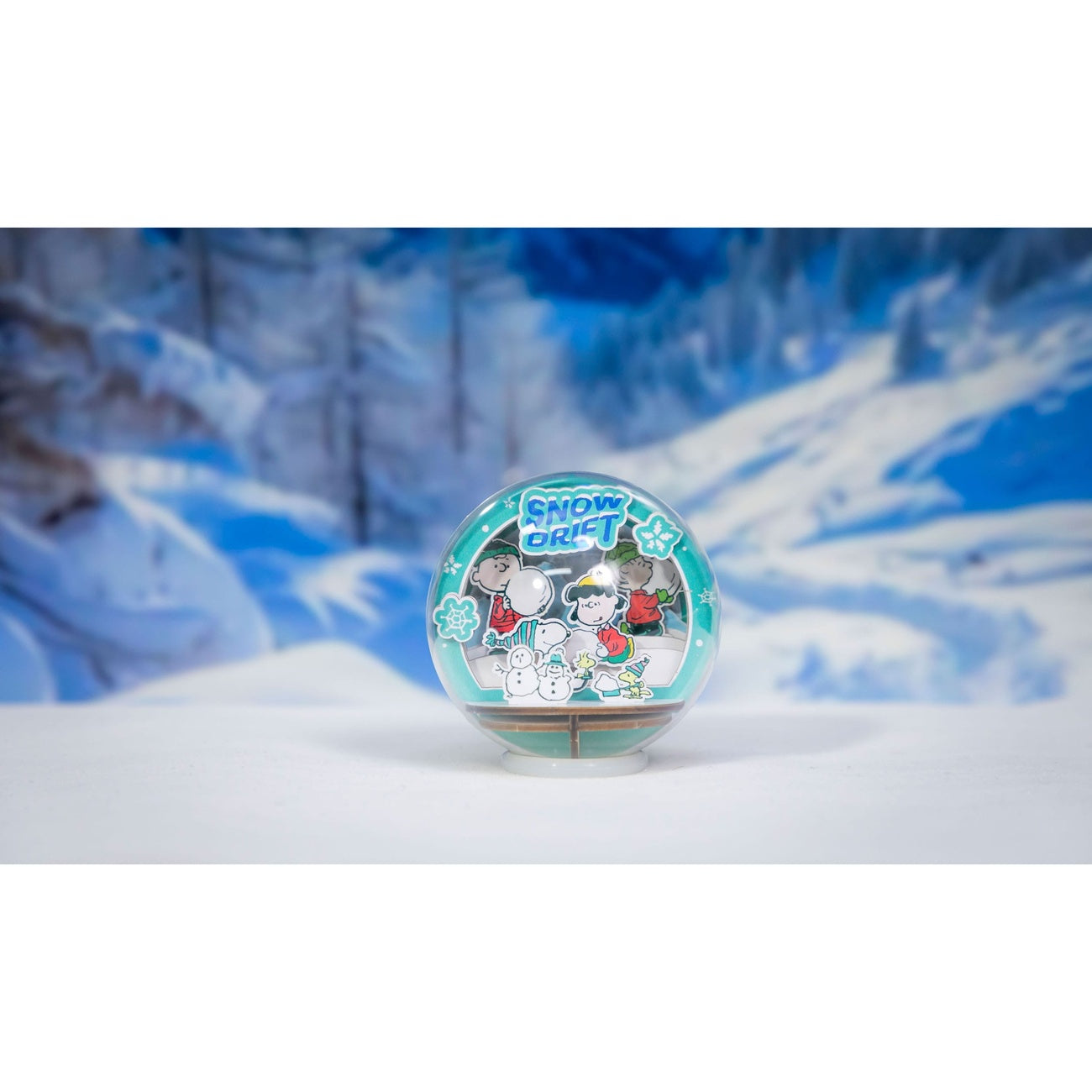 Product image Peanuts Puremind Model Kit Wooden Theater Globe Snow Drift