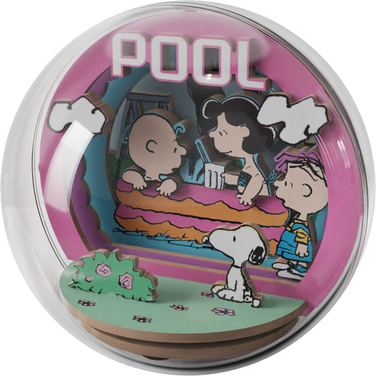 Product image The Peanuts Puremind Model Kit Wooden Theater Globe Cool Pool