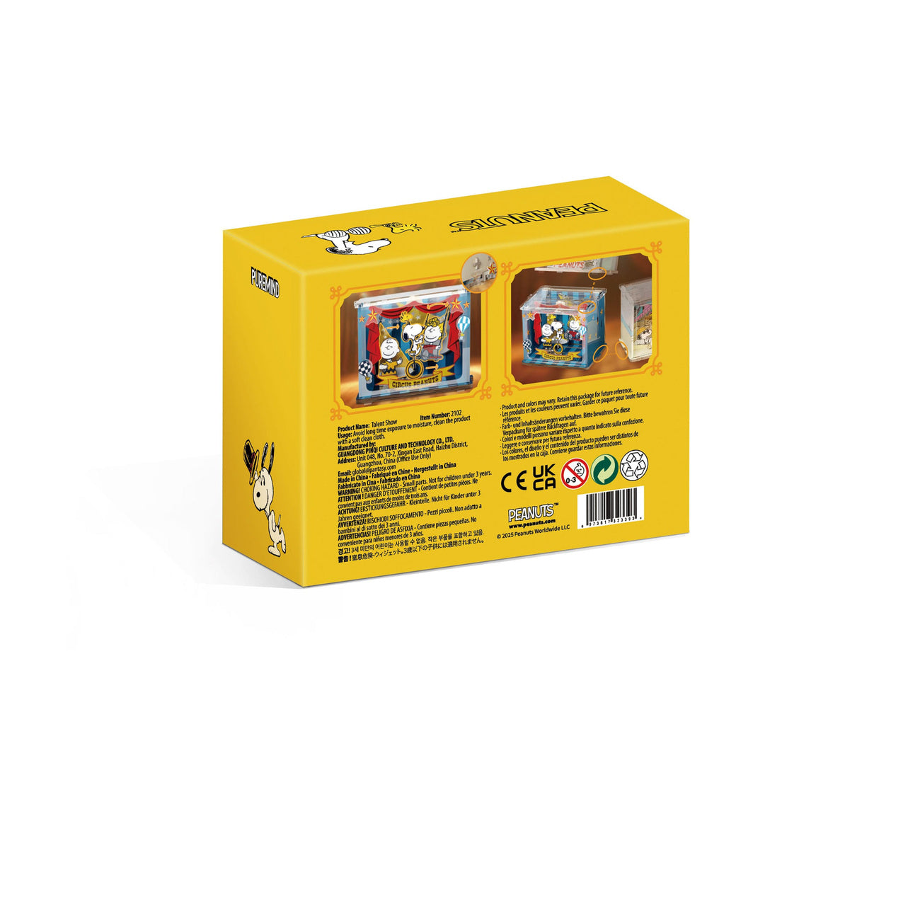 Product image Peanuts Puremind DIY Building Kit Mini Scene Talent Show